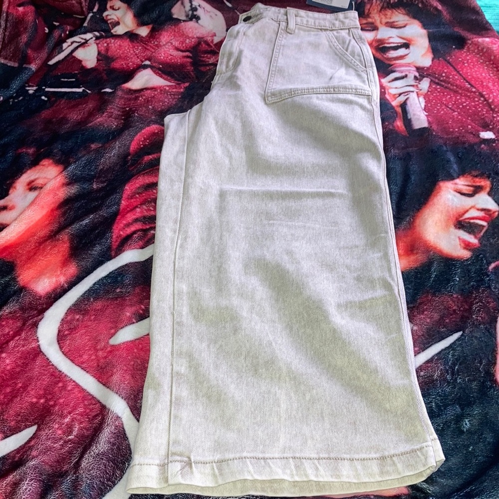 Highest rise wide leg jeans